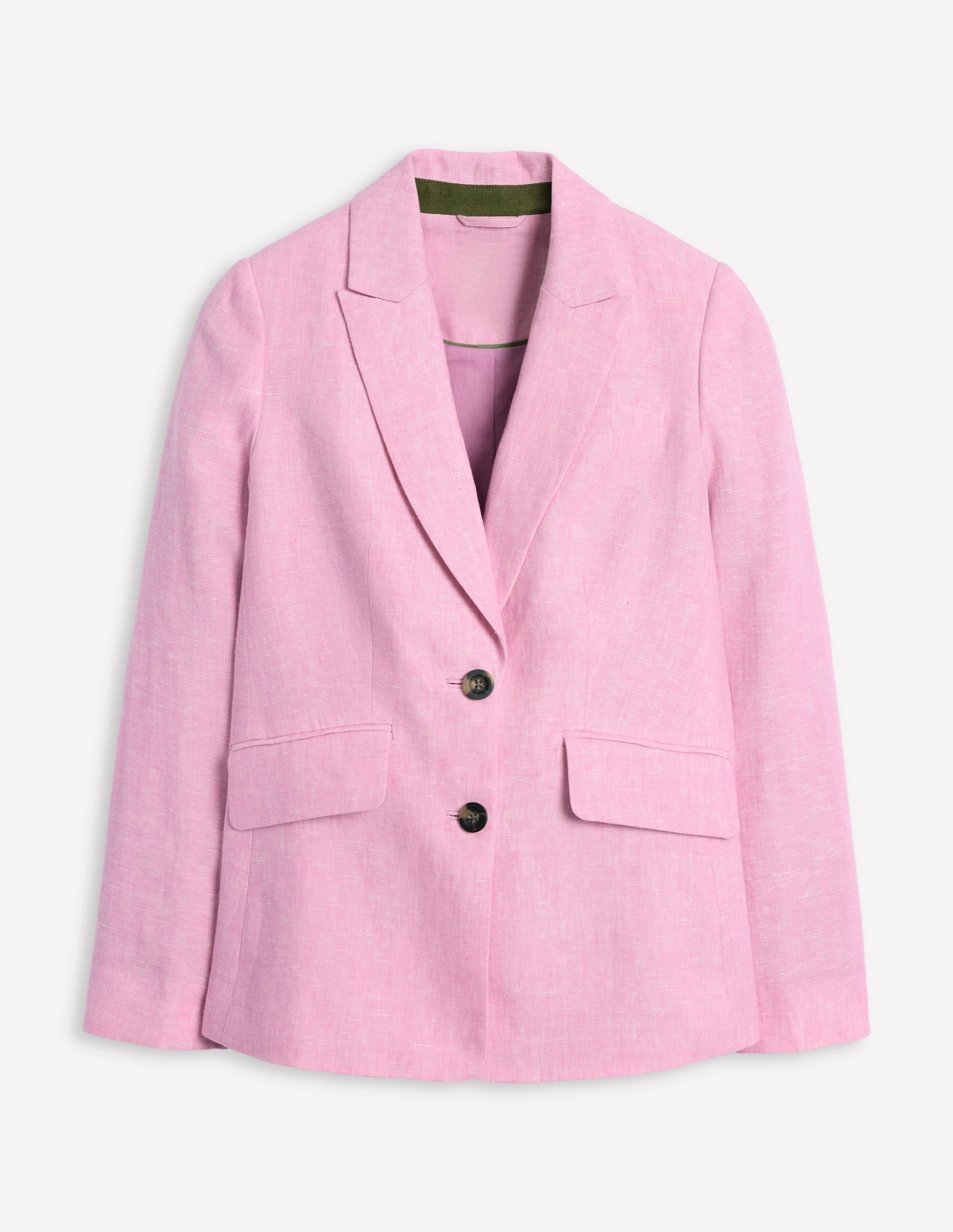Stamford Linen Blazer-Moonlite Mauve Chambray - Image 5