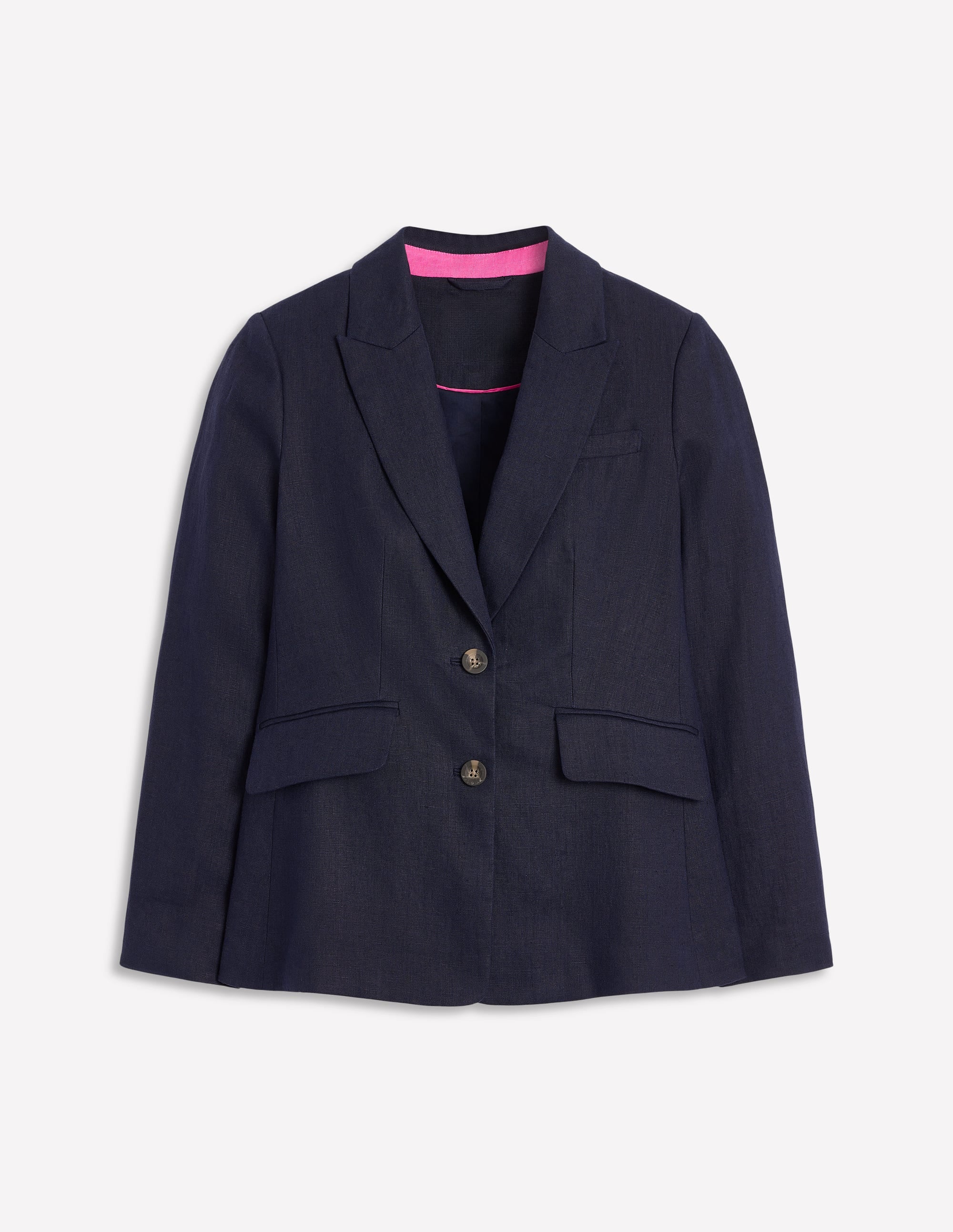 Stamford Linen Blazer-Navy - Image 6
