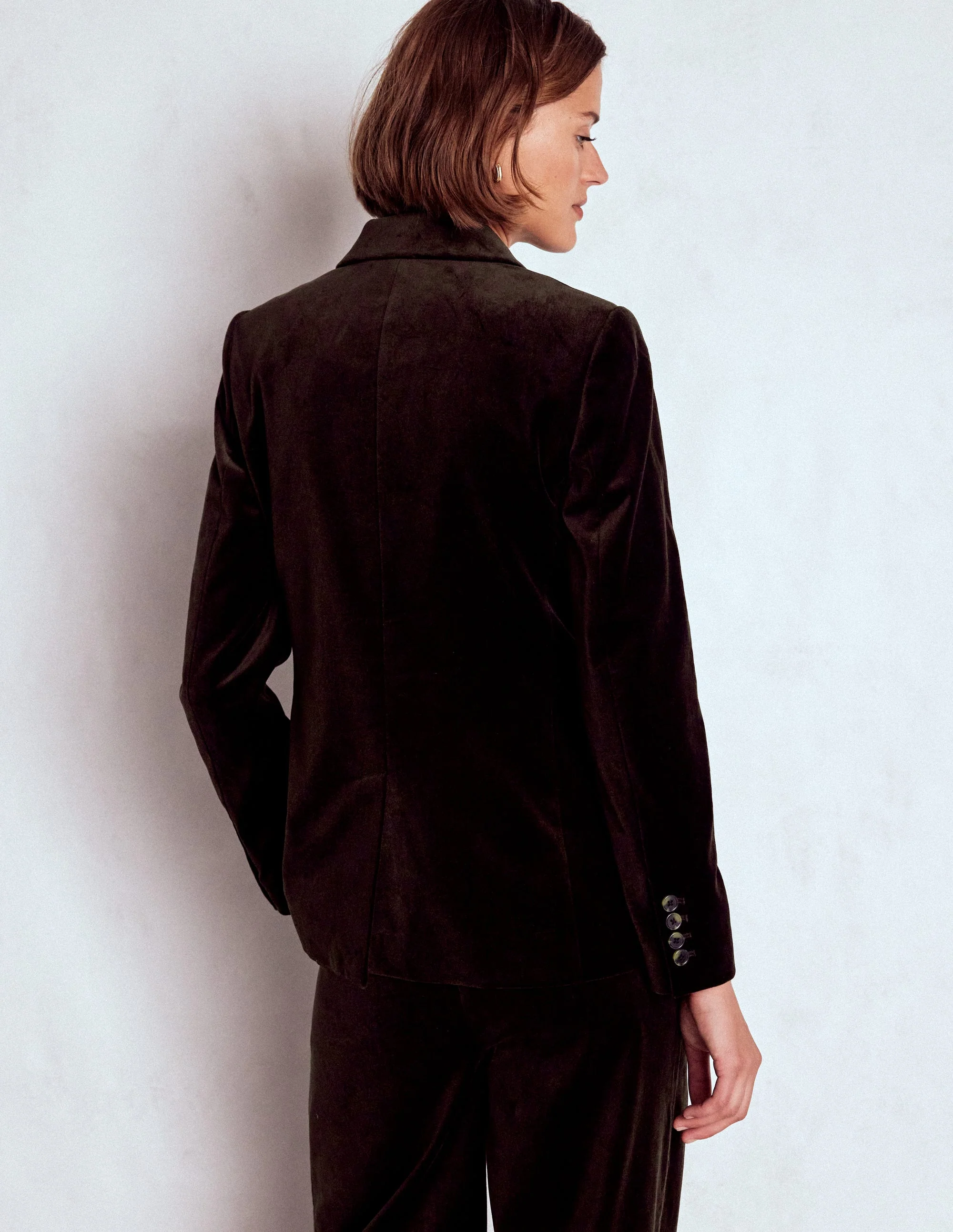 Stamford Velvet Blazer-Espresso - Image 3