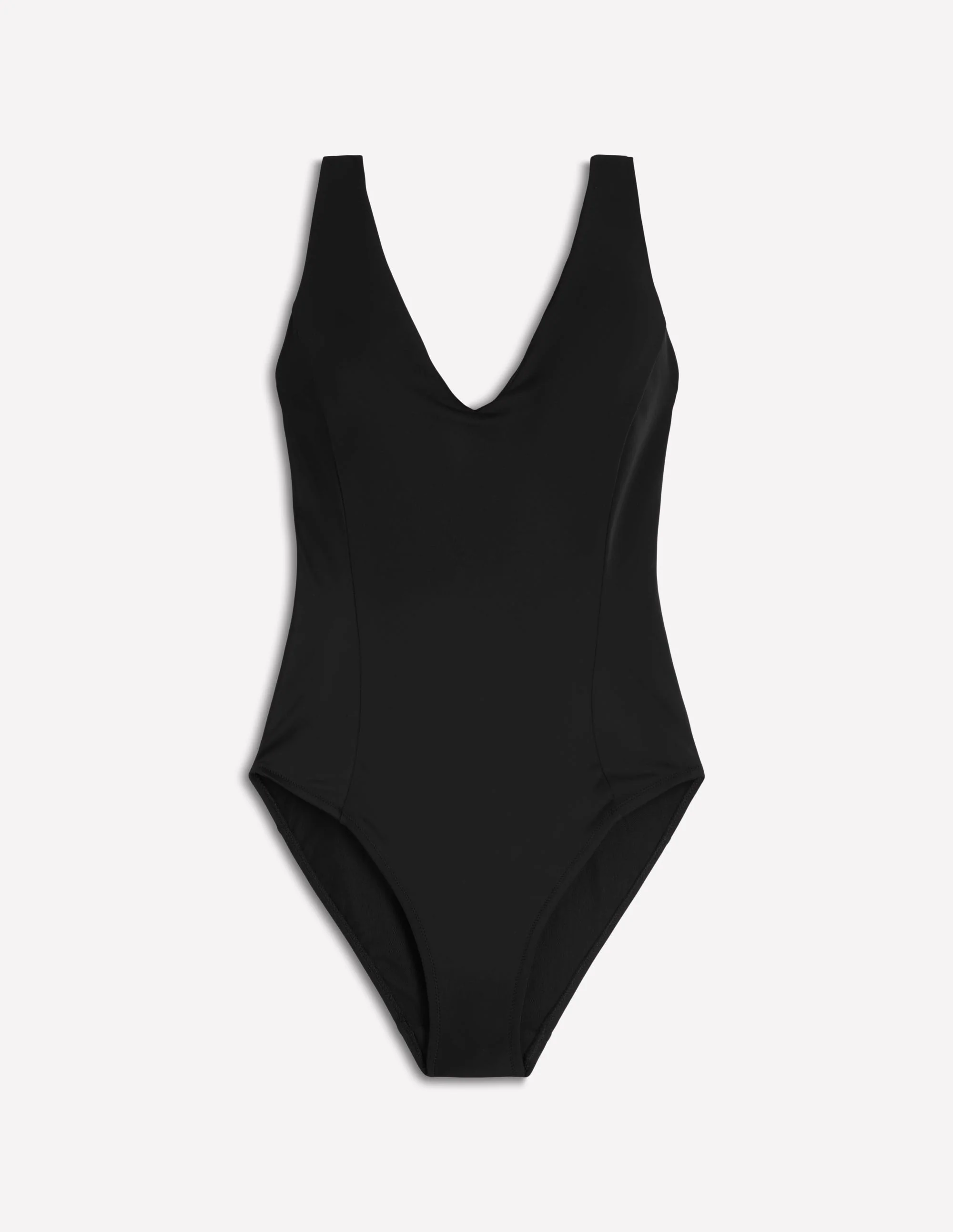Strap Detail Swimsuit-Black - Image 5