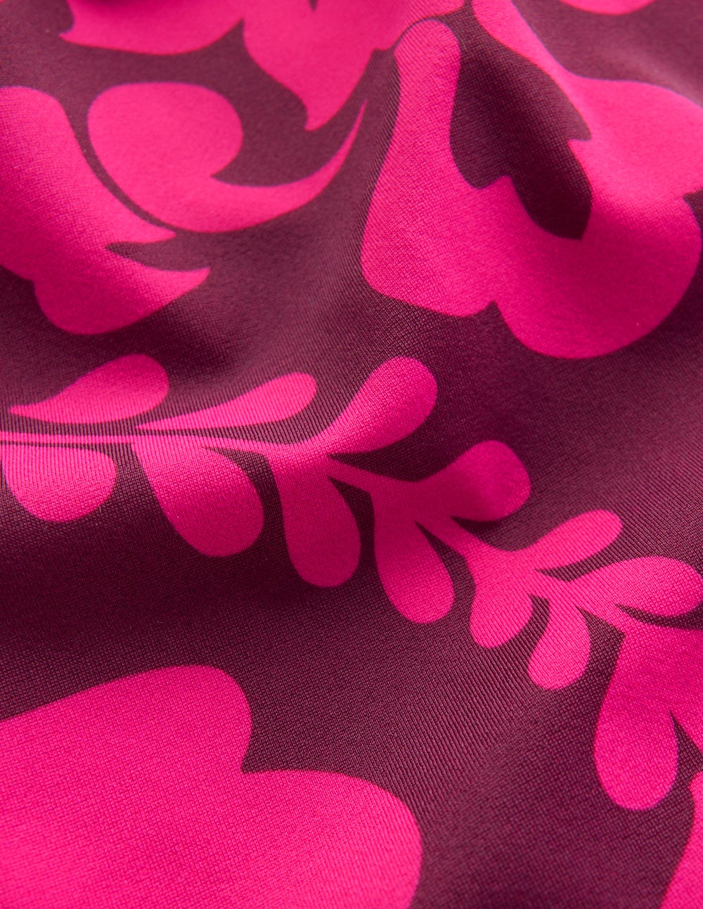 Strap Print Swimsuit-Chocberry, Decorative Lattice - Image 9
