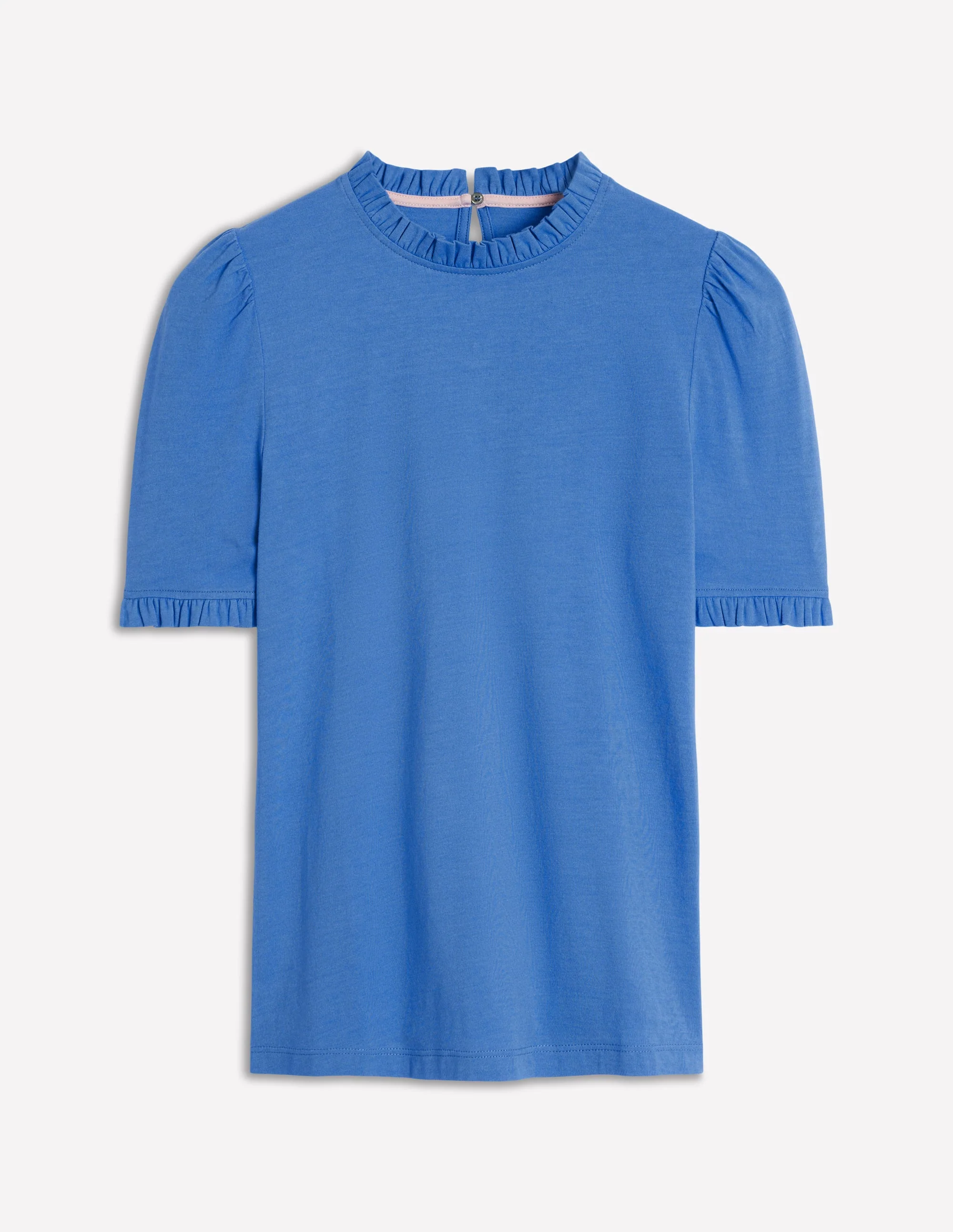 Supersoft Frill Detail T-shirt-Meadow Spring - Image 6