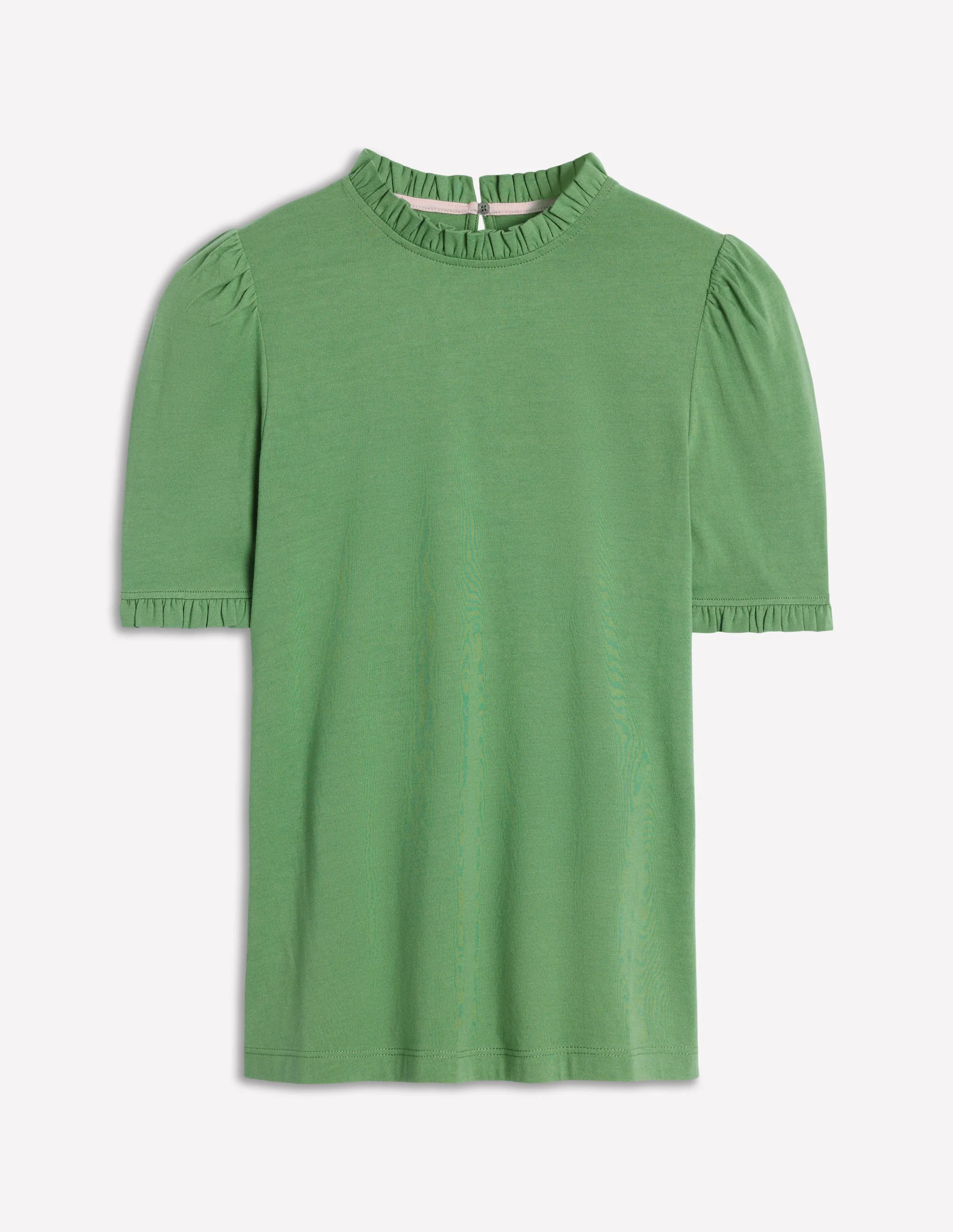Supersoft Frill Detail T-shirt-Newt Green - Image 6