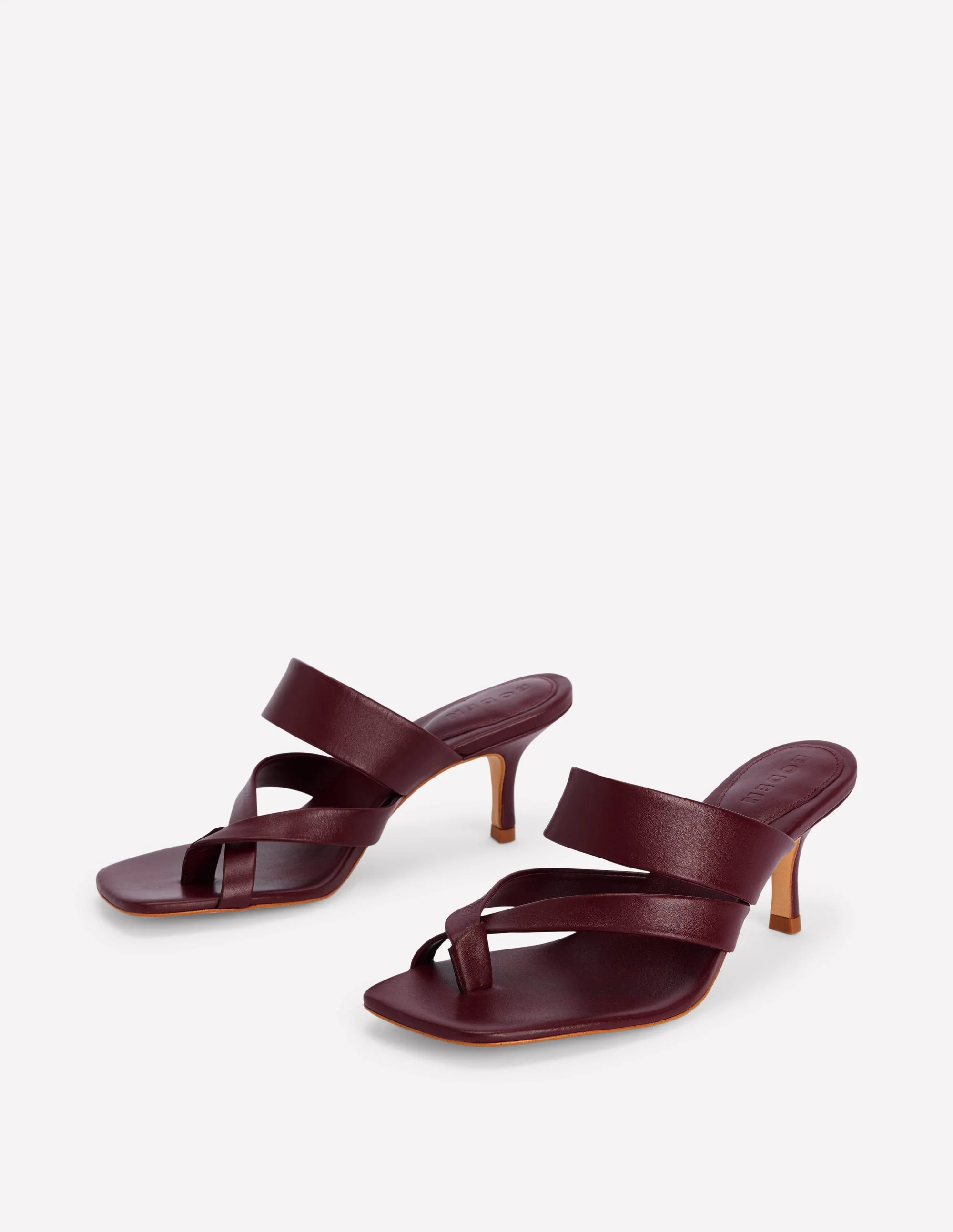 Toe Post Kitten Heel Sandal-Deep Wisteria - Image 3