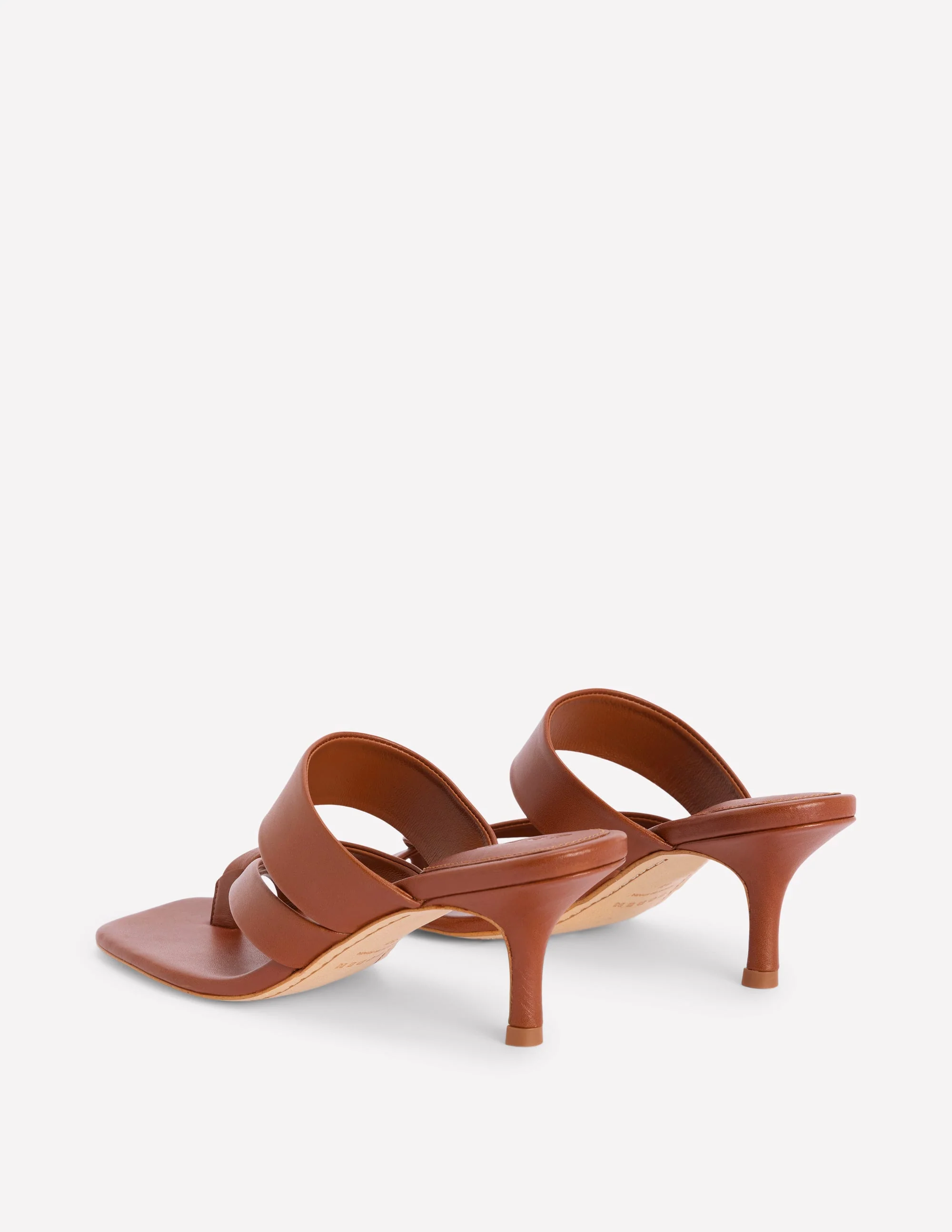 Toe Post Kitten Heel Sandal-Tan - Image 6