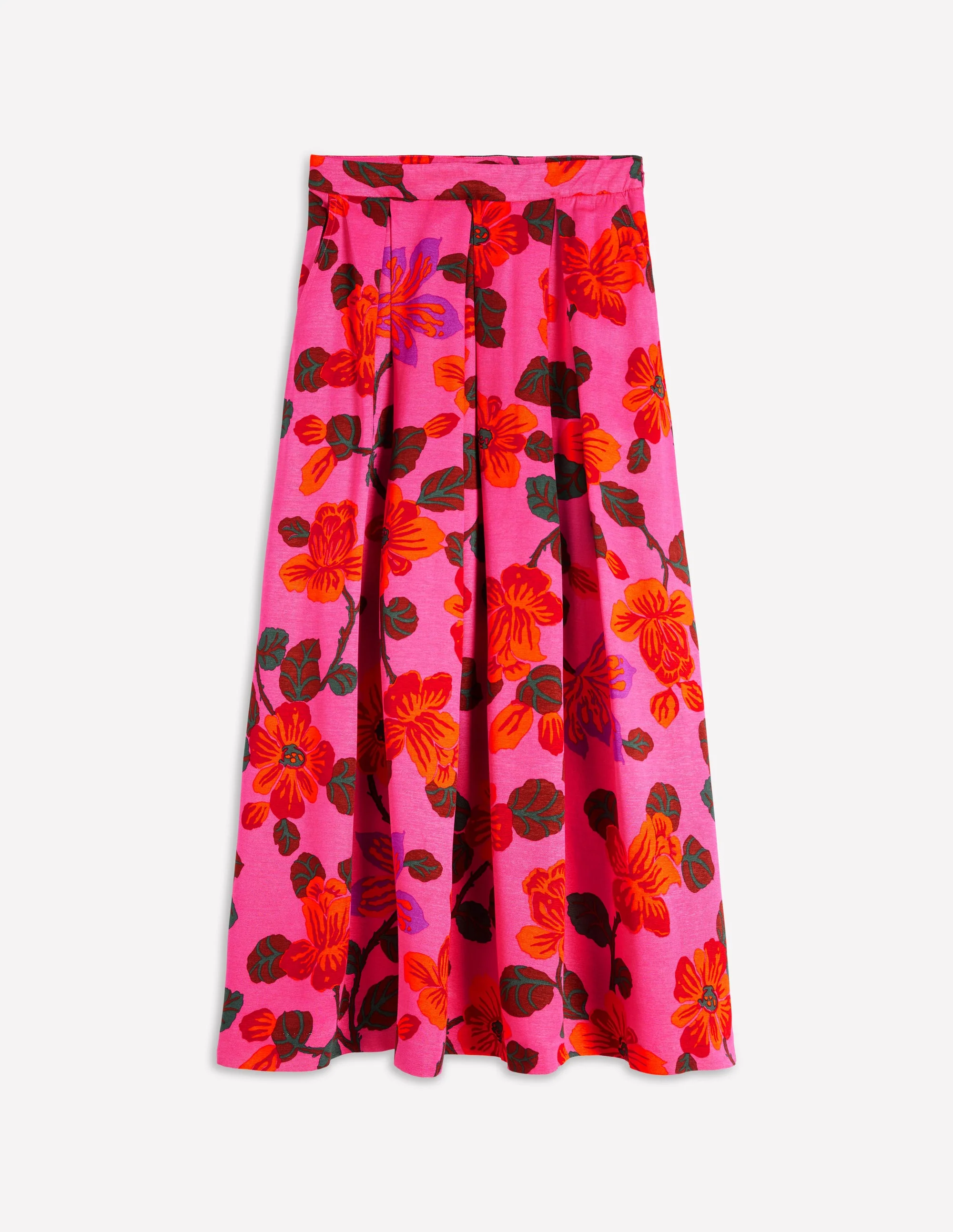 Verity Maxi Skirt-Pink, Elaborate Blossom - Image 8