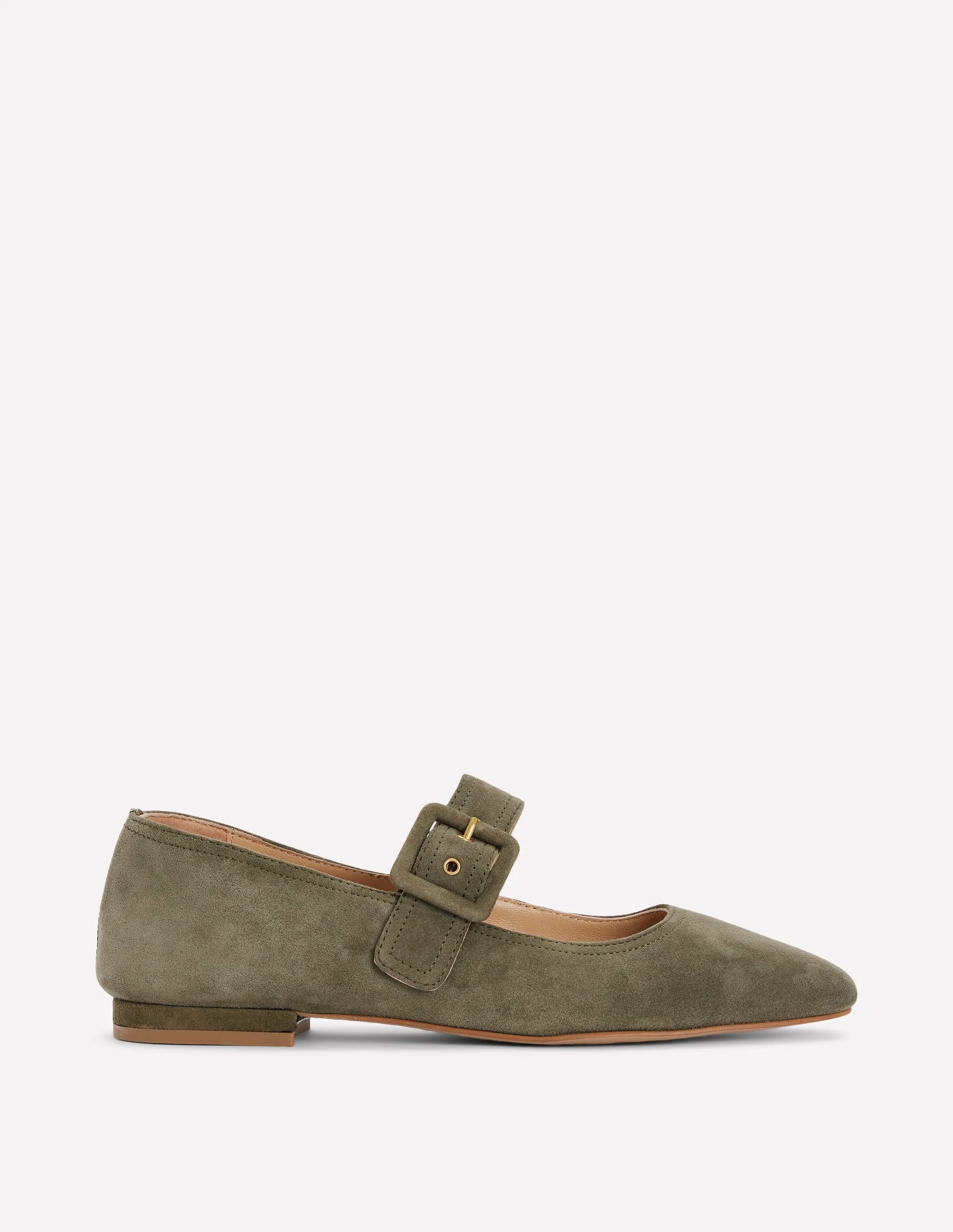 Vic Chisel Toe Mary Janes-Deep Olive