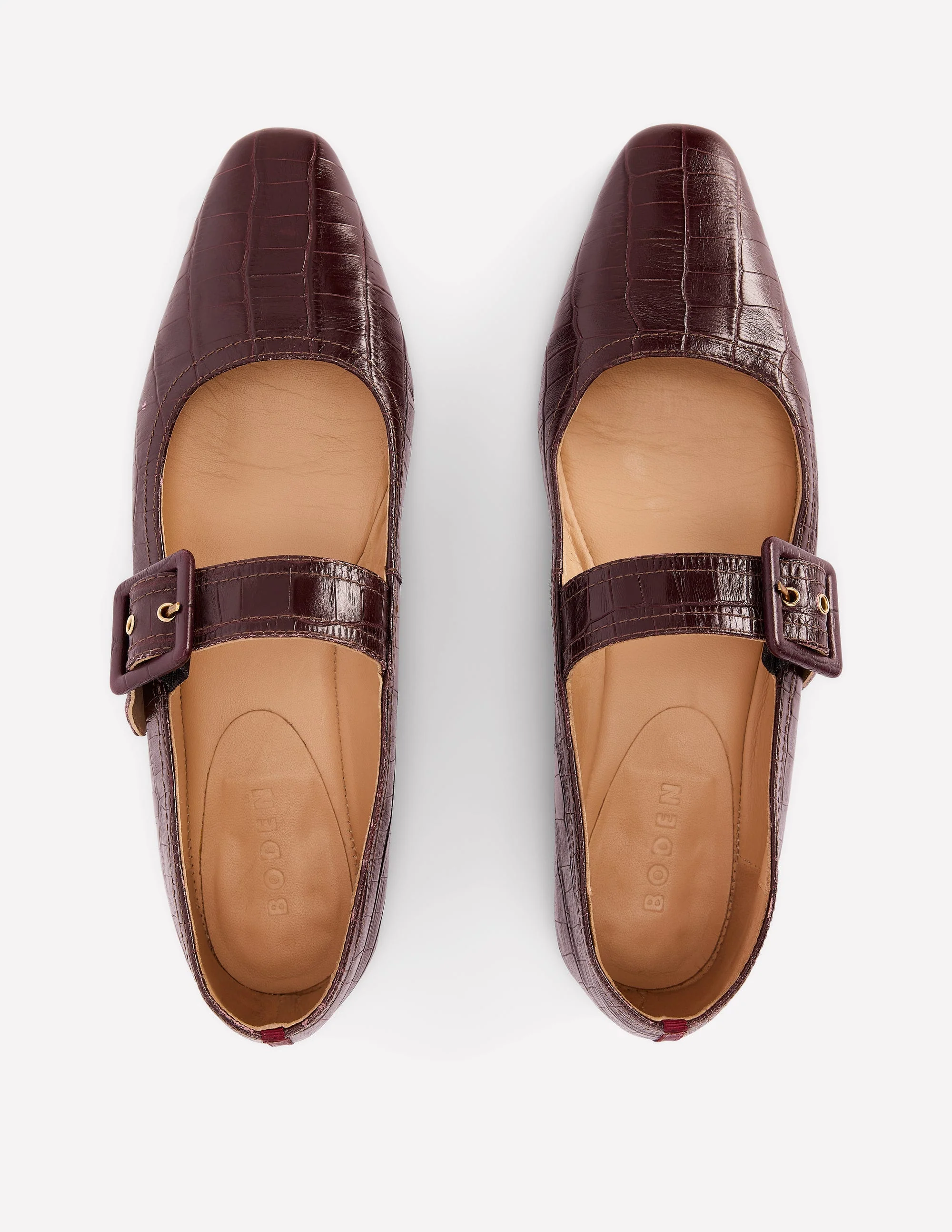 Vic Chisel Toe Mary Janes-Oxblood - Image 5