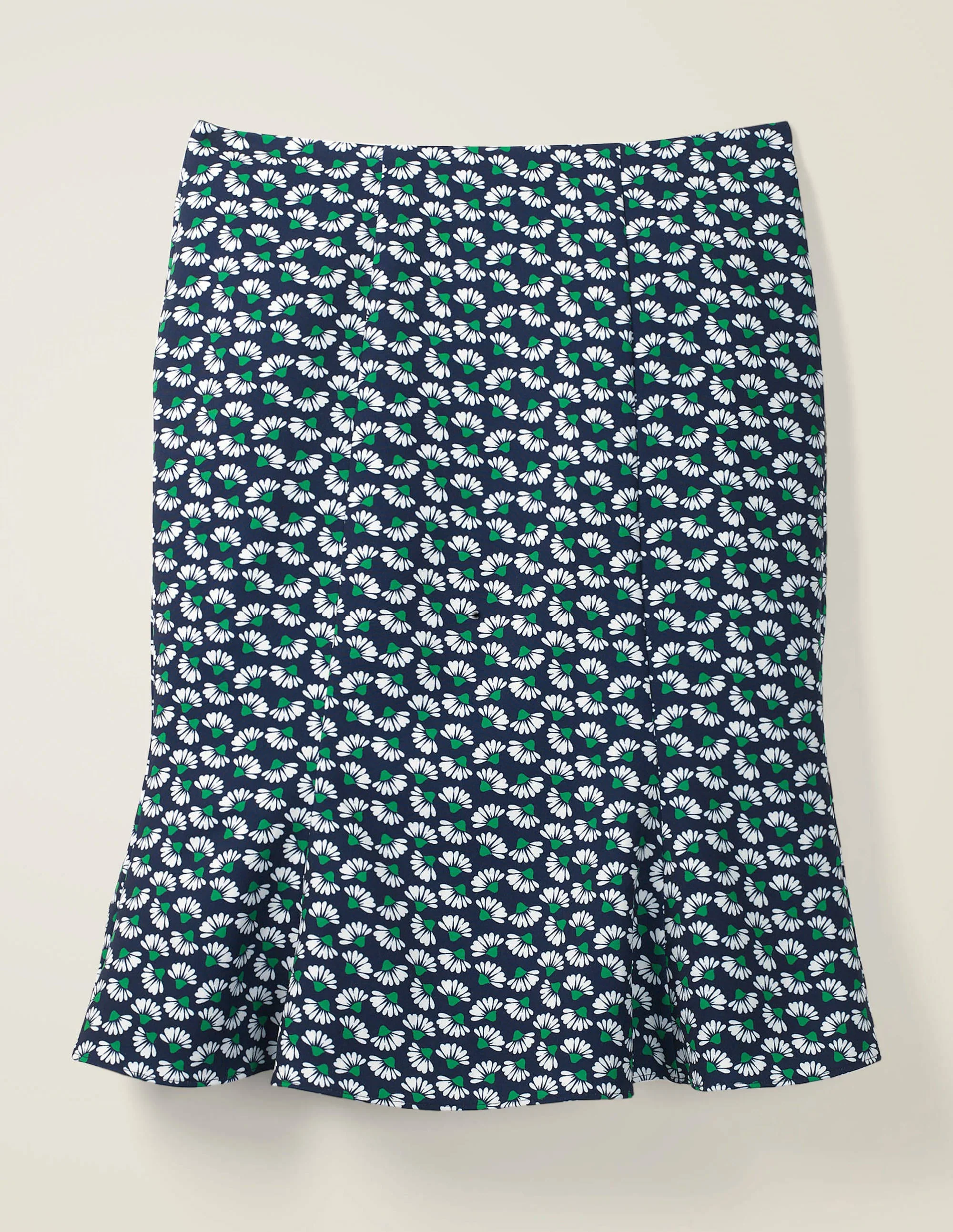 Violette Skirt-Navy Daisy Petals Print - Image 5