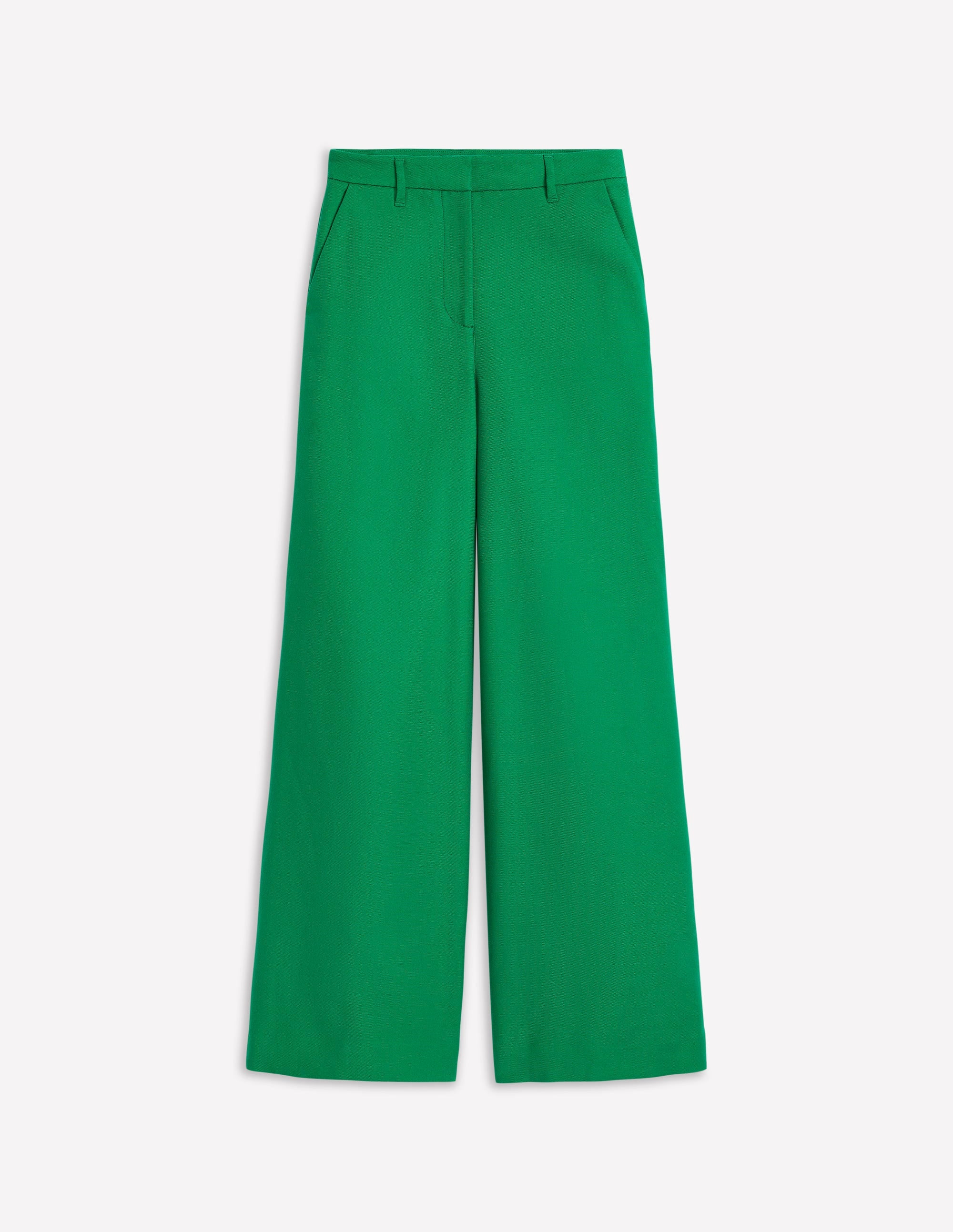 Wide Flare Trousers-Rich Emerald - Image 6