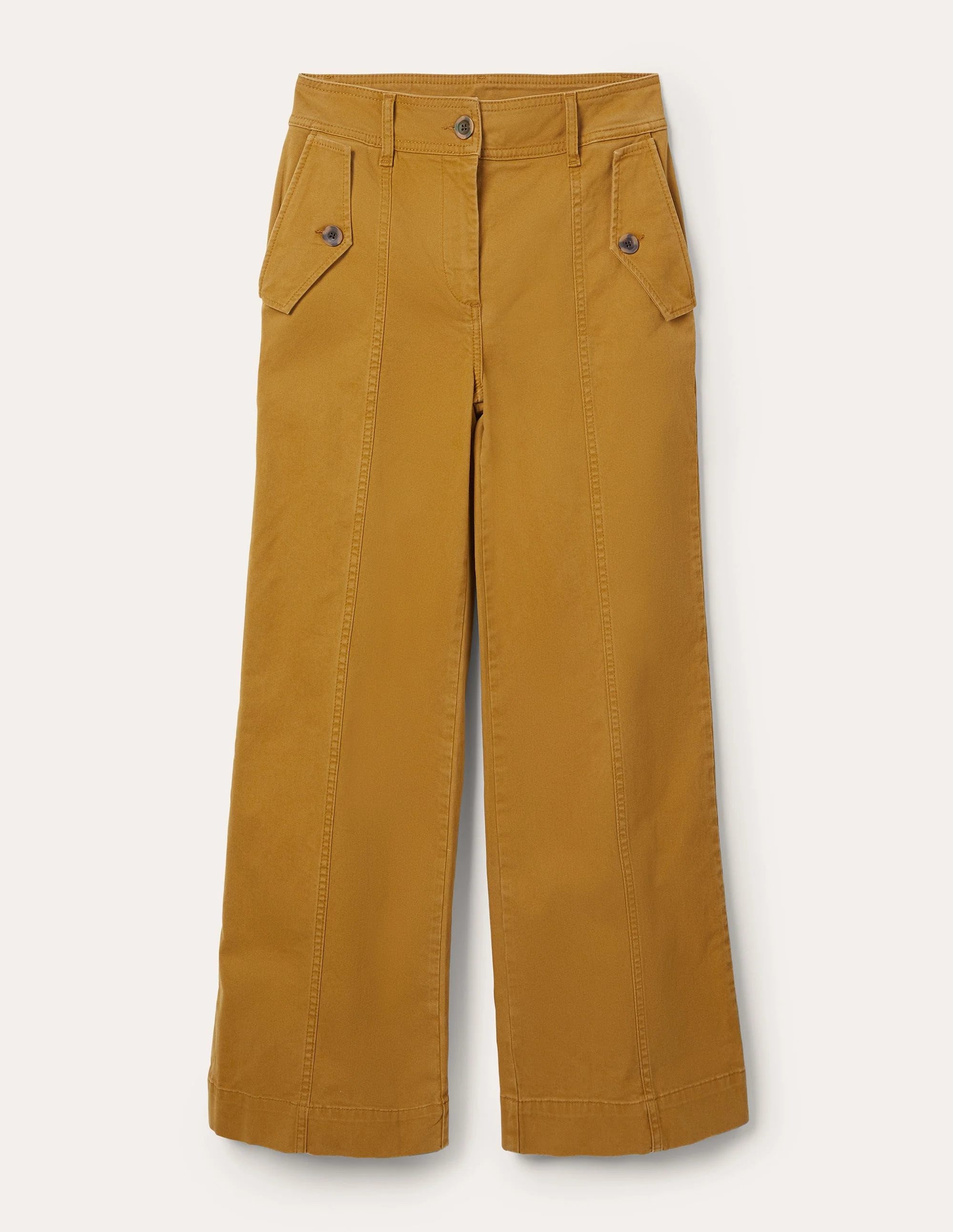 Wide Leg Chino Trouser-Frankincense - Image 5
