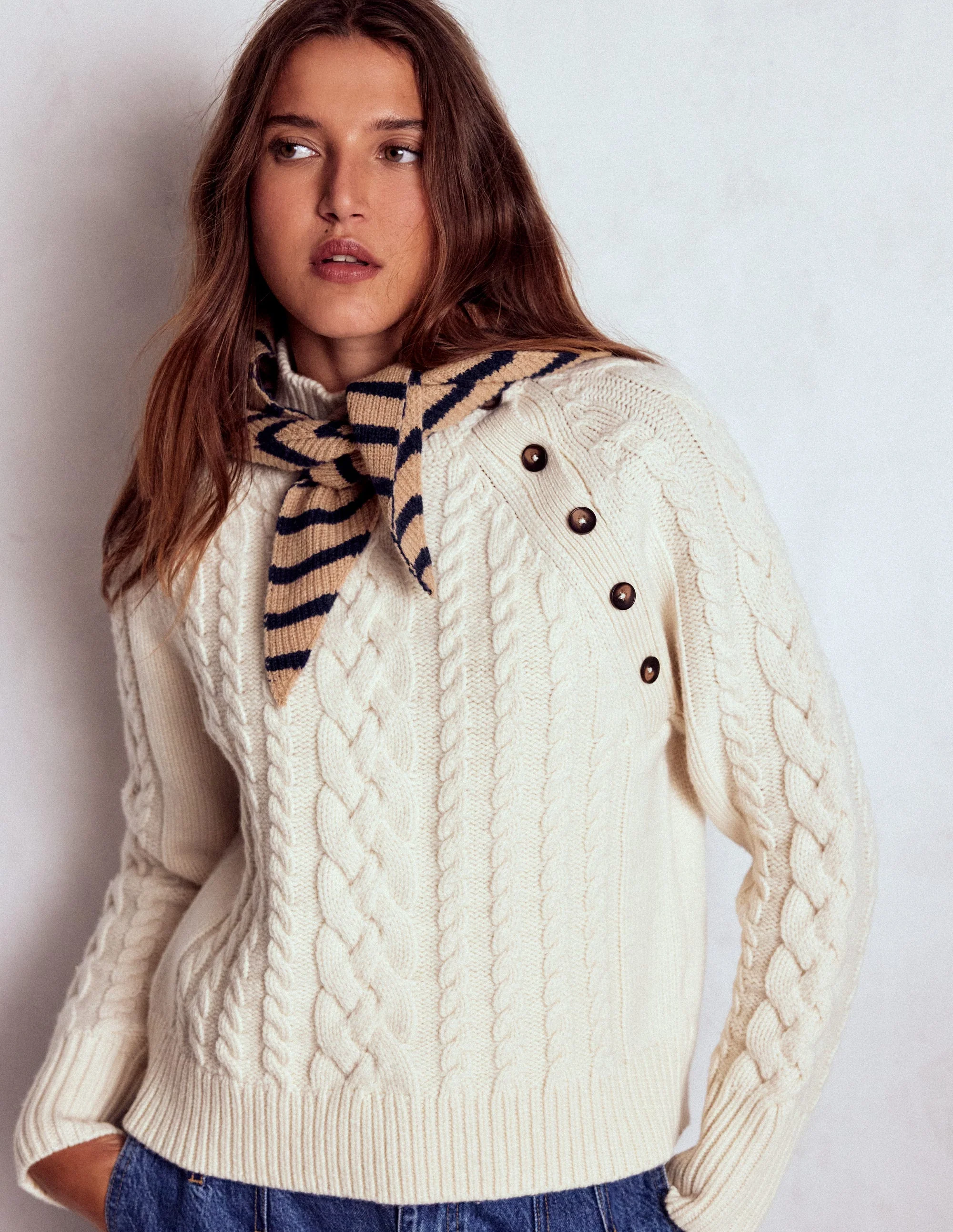 Wool Neckerchief-Stripe - Image 2