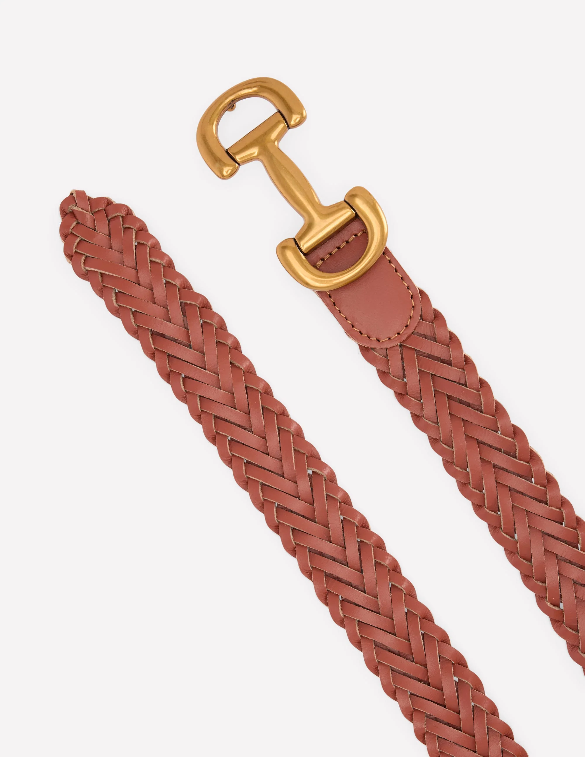 Woven Snaffle Belt-Tan - Image 3
